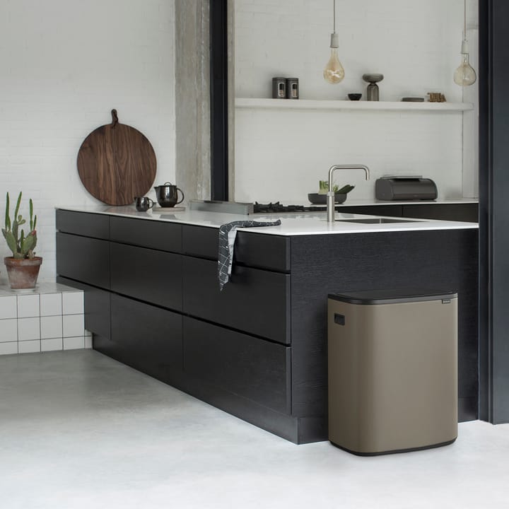 Κάδος Bo touch 2x30 L, Πλατίνα Brabantia