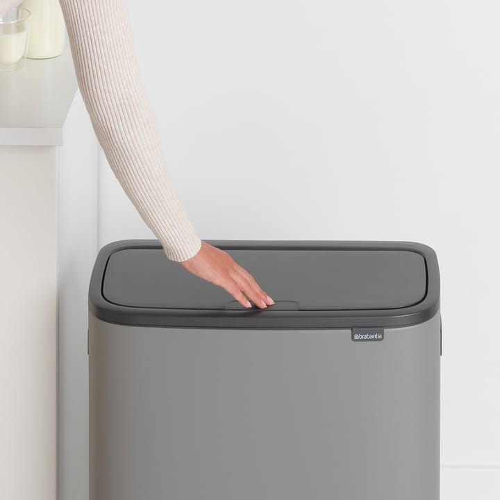 Κάδος Bo touch 2x30 L, Ορυκτό γκρι του σκυροδέματος Brabantia