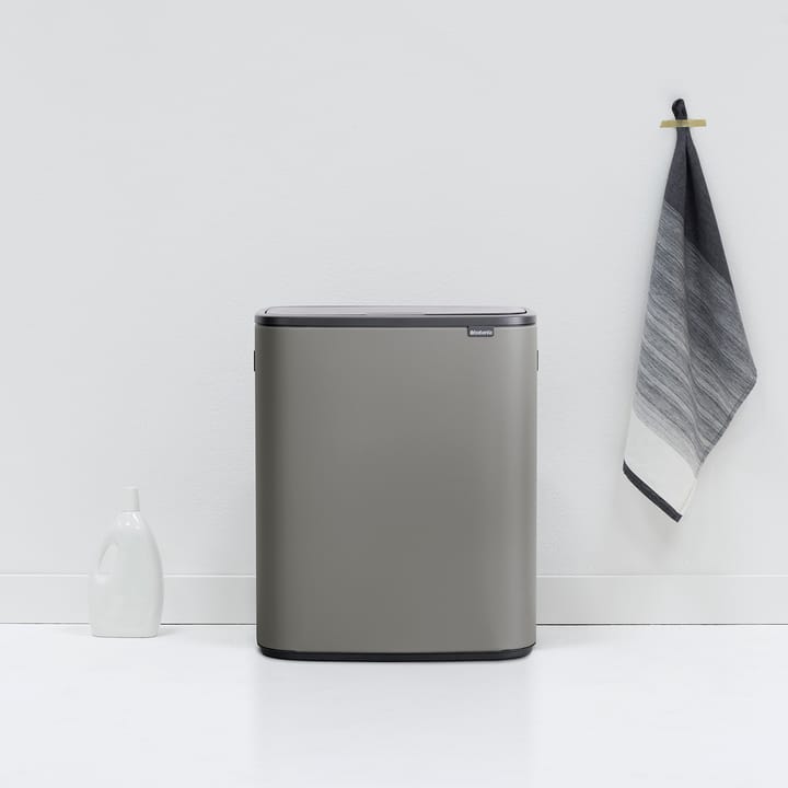 Κάδος Bo touch 2x30 L, Ορυκτό γκρι του σκυροδέματος Brabantia
