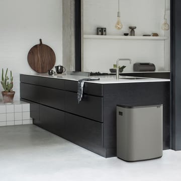 Κάδος Bo touch 2x30 L - Ορυκτό γκρι του σκυροδέματος - Brabantia
