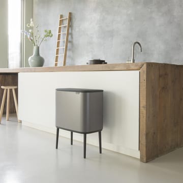 Κάδος Bo touch 36 λίτρων - πλατίνα - Brabantia