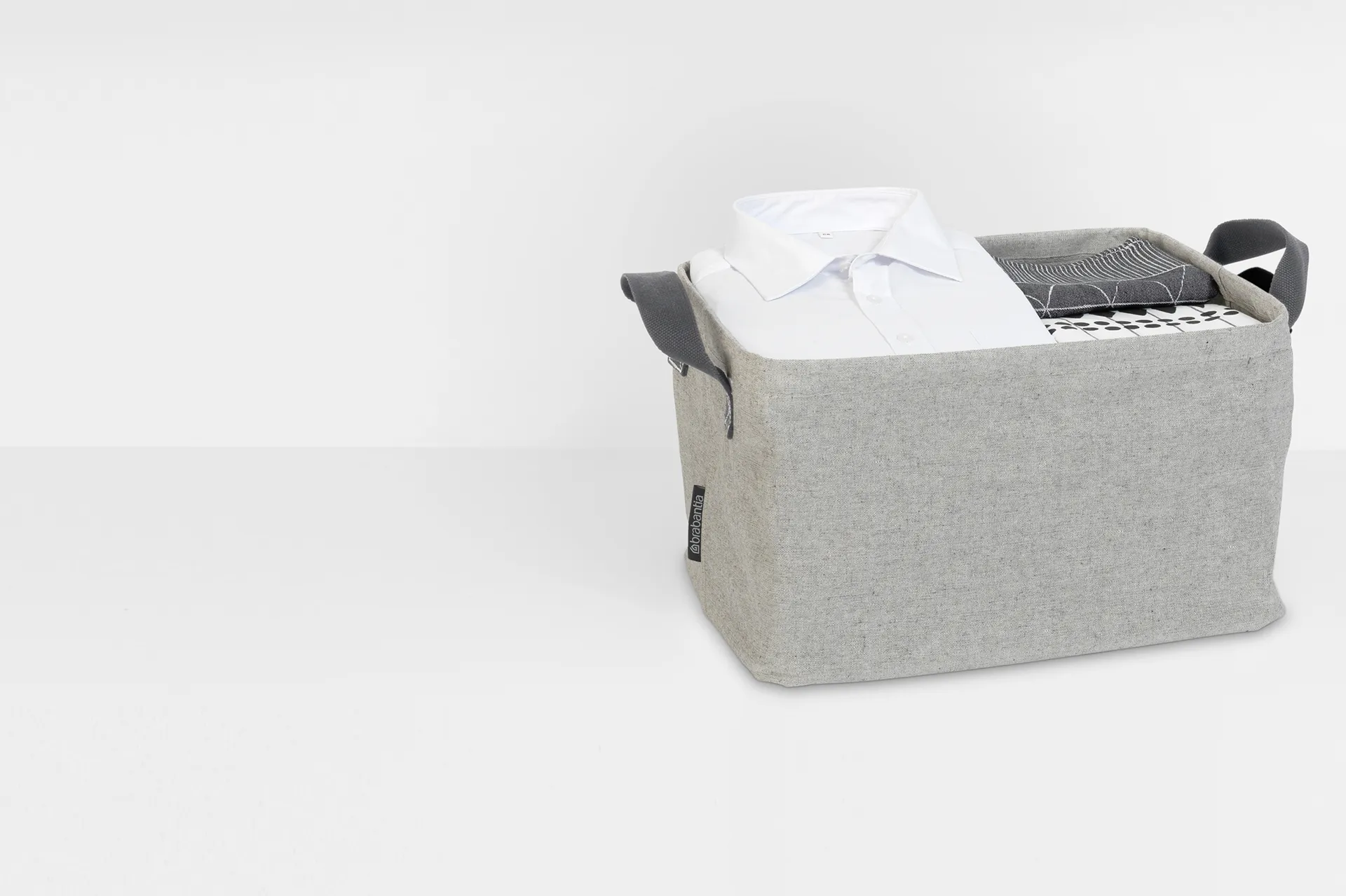 Brabantia πτυσσόμενο καλάθι για άπλυτα 2x45 , γκρι Brabantia