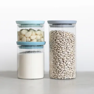 Brabantia γυάλινο βάζο Συσκευασία 3 τεμαχίων - γκρι-μπλε - Brabantia