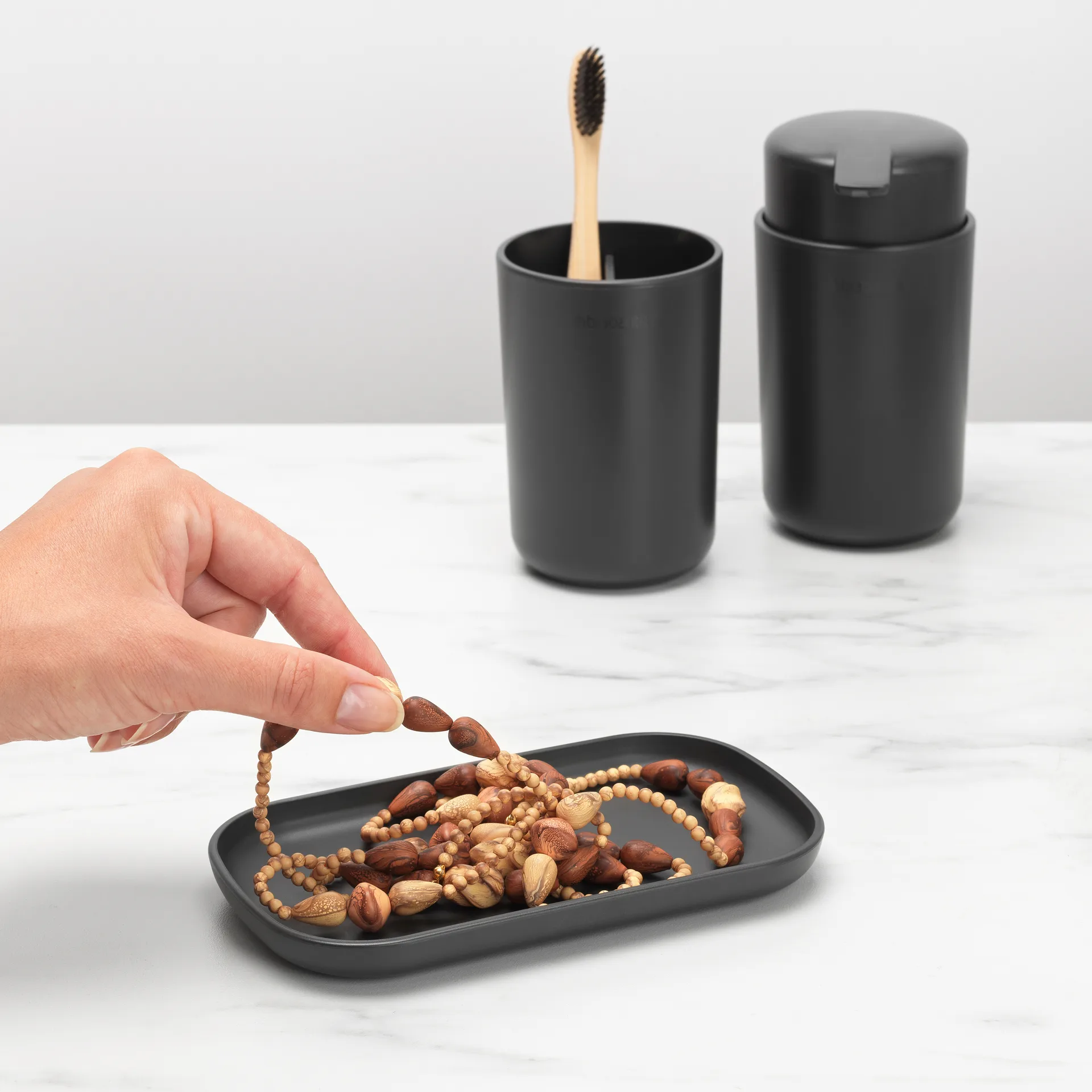 Brabantia δοχείο για νεροχύτη 3 τεμάχια, σκούρο γκρι Brabantia