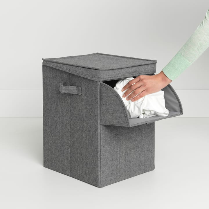 Brabantia καλάθι απλύτων με δυνατότητα στοίβαξης 35 l., σκούρο γκρι Brabantia