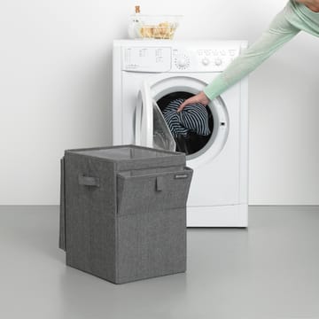 Brabantia καλάθι απλύτων με δυνατότητα στοίβαξης 35 l. - σκούρο γκρι - Brabantia