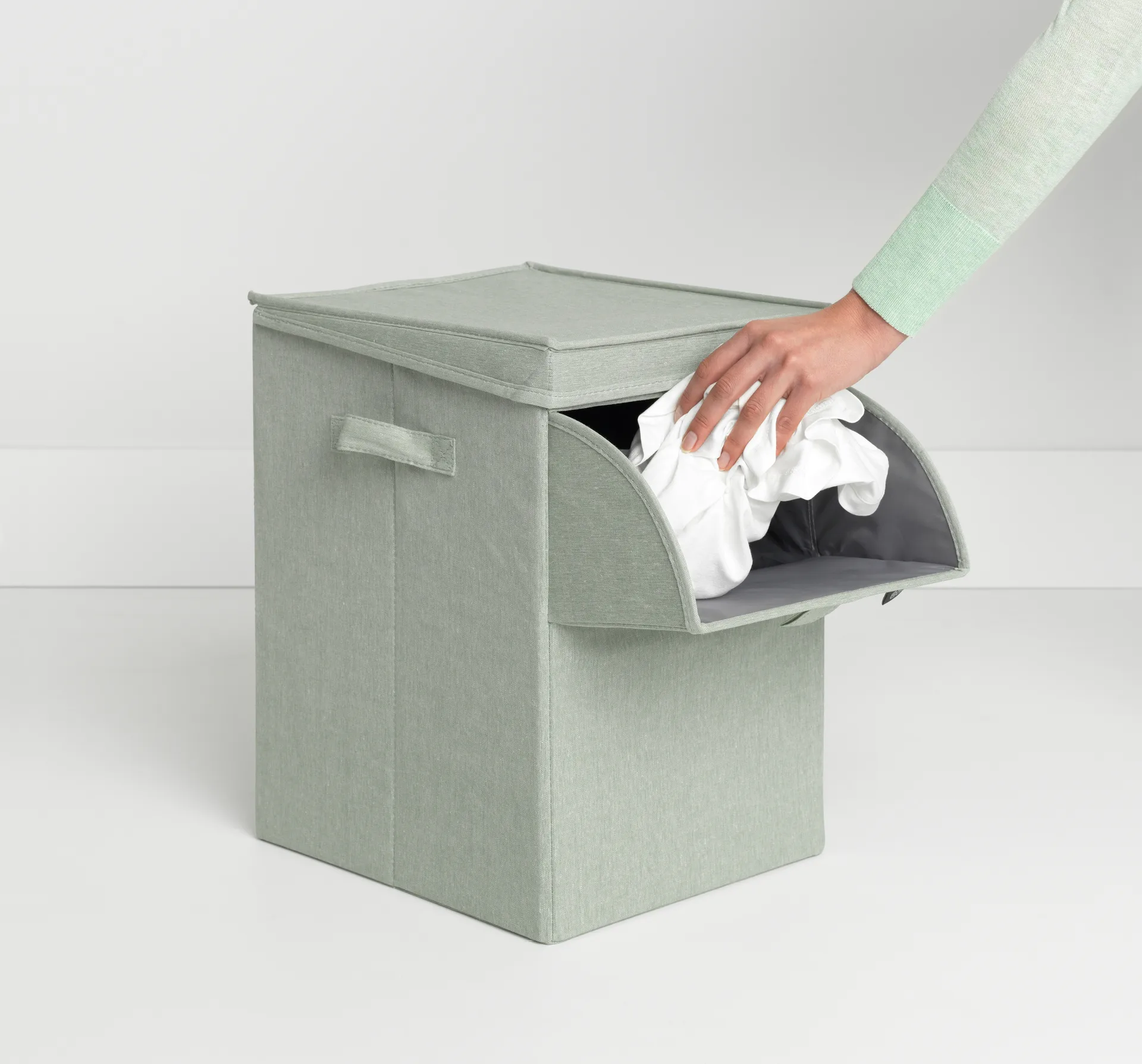 Brabantia καλάθι απλύτων με δυνατότητα στοίβαξης 35 l., πράσινο Brabantia