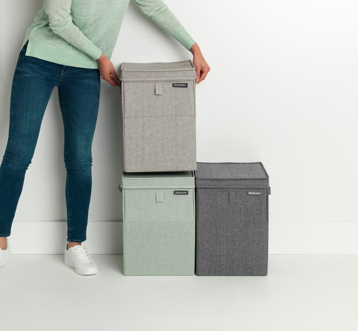 Brabantia καλάθι απλύτων με δυνατότητα στοίβαξης 35 l., πράσινο Brabantia