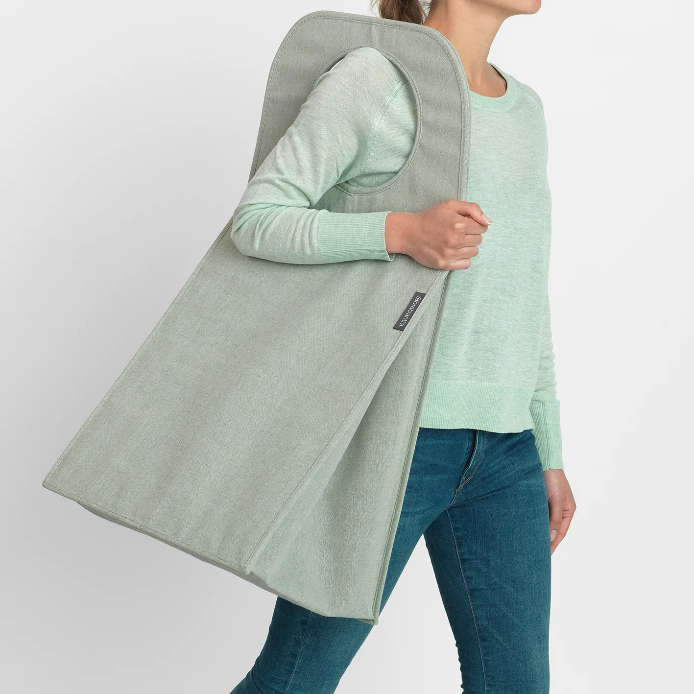 Brabantia ορθογώνιος σάκος για άπλυτα 55 liters, πράσινο Brabantia