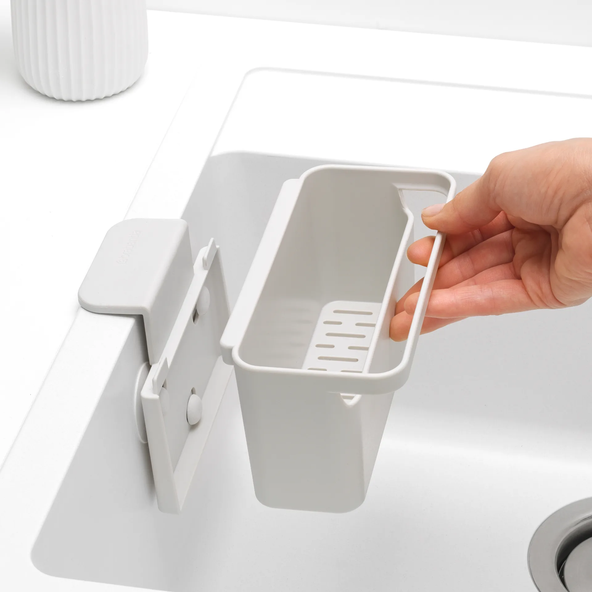 Brabantia δοχείο οργάνωσης νεροχύτη, ανοιχτό γκρι Brabantia