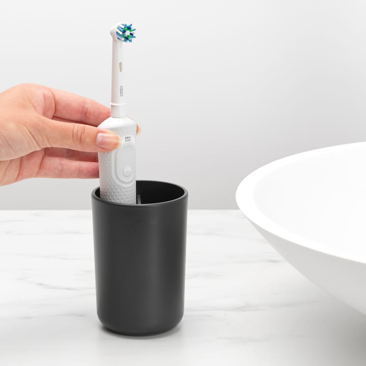 Brabantia κύπελλο οδοντόβουρτσας, σκούρο γκρι Brabantia