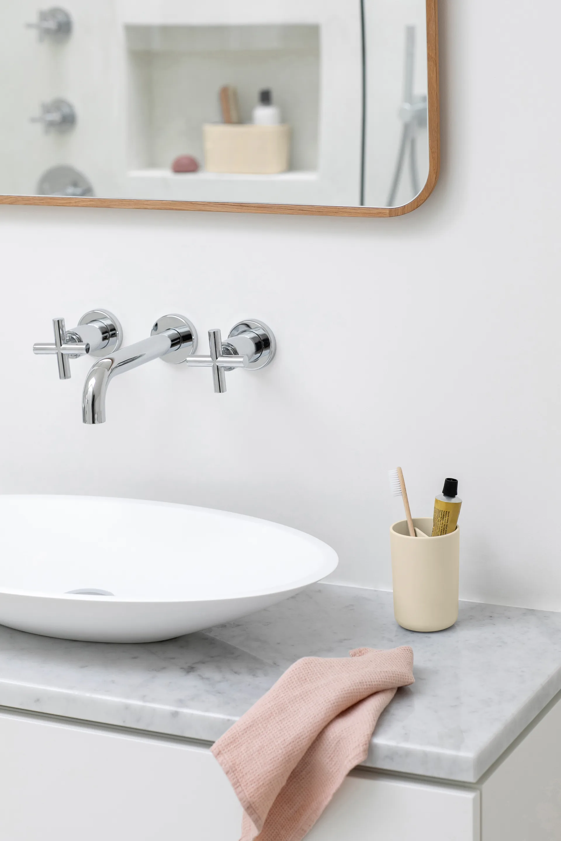 Brabantia κύπελλο οδοντόβουρτσας, Απαλό Μπεζ Brabantia