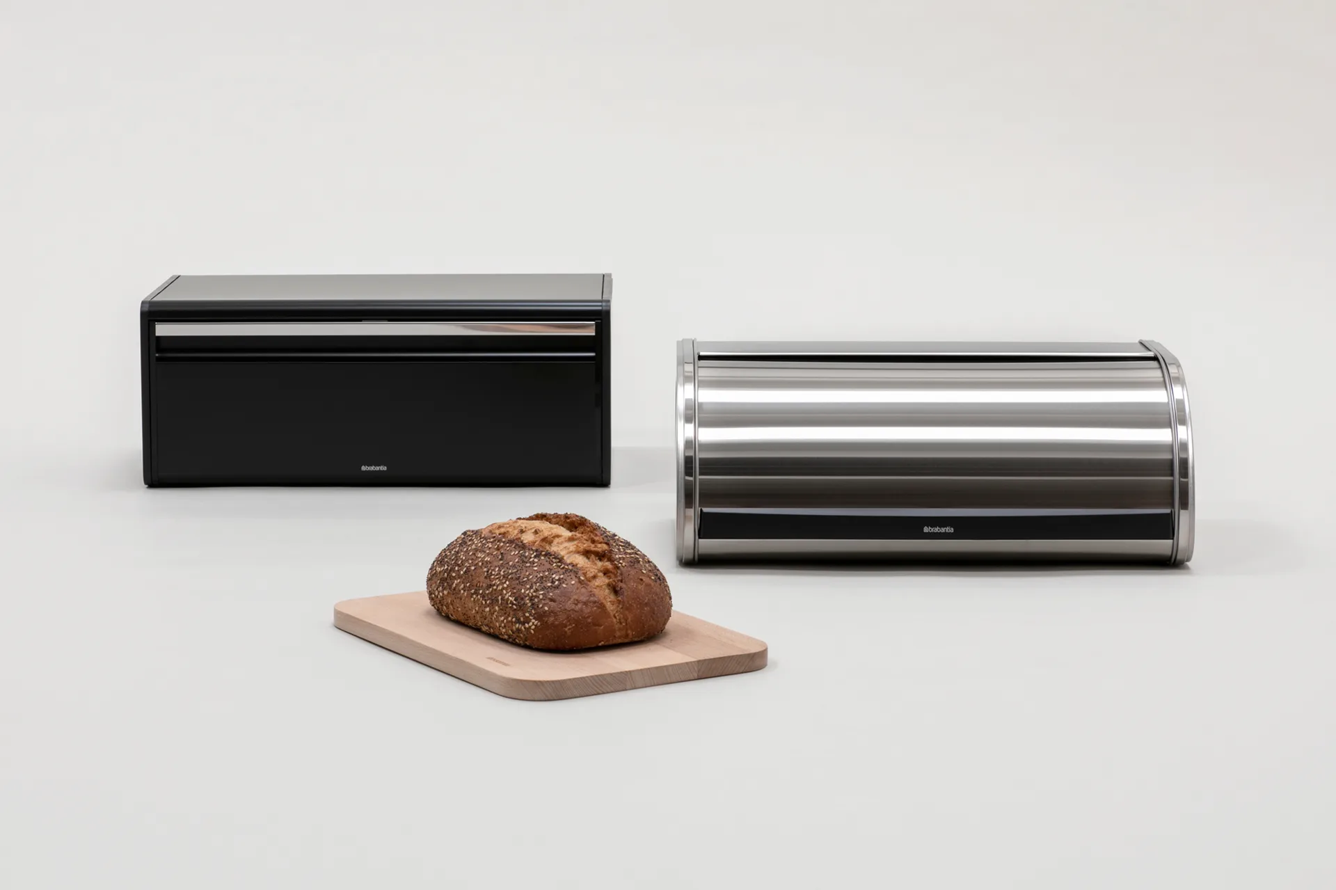Fall Front ψωμιέρα, ματ μαύρο Brabantia