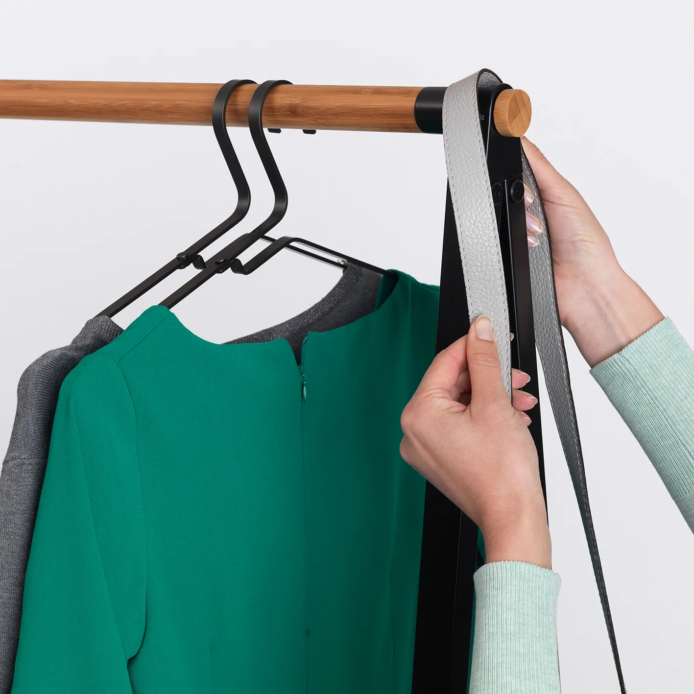 Linn βάση για ρούχα μεγάλη, Μαύρο Brabantia