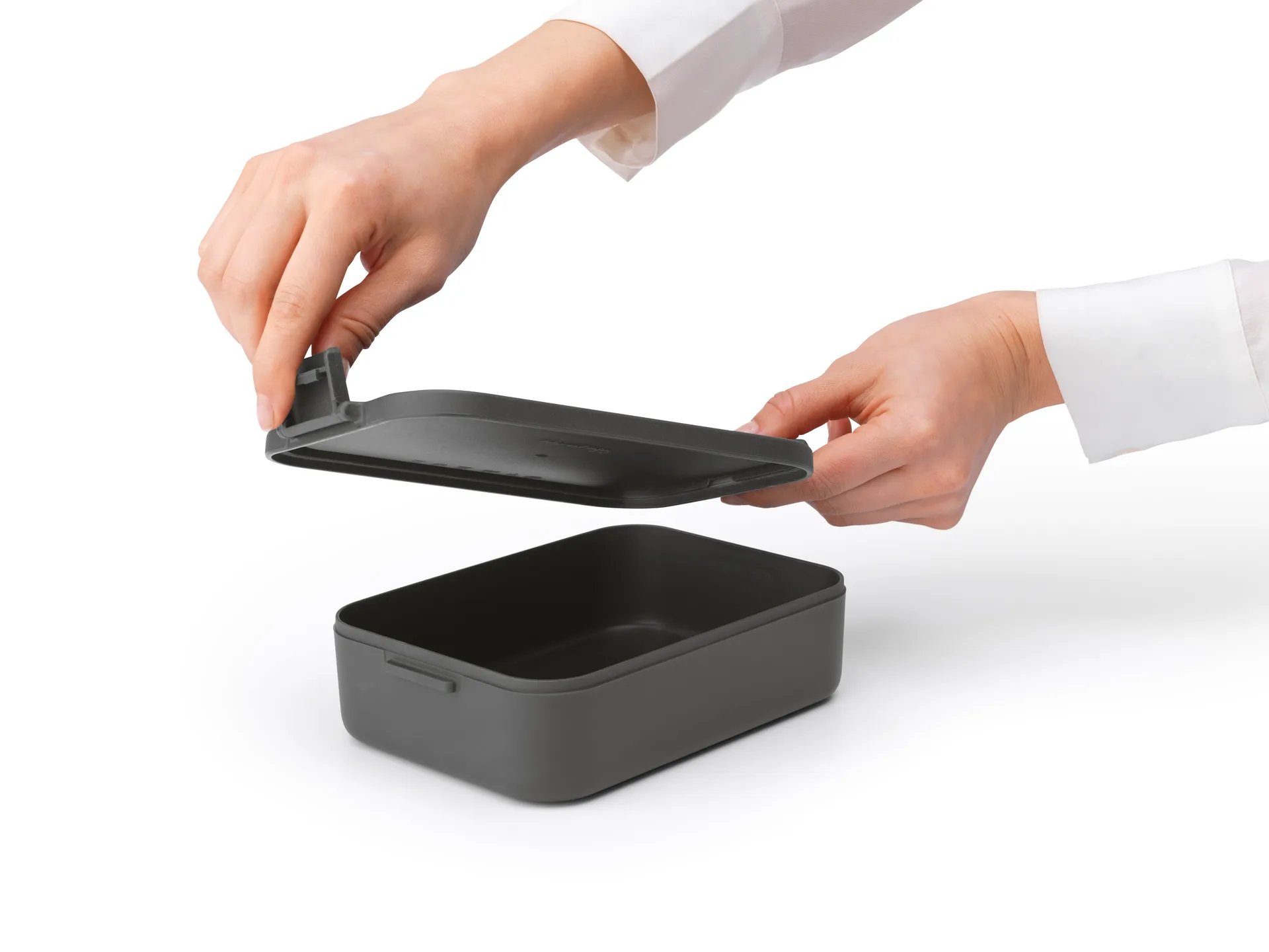 Make & Take κουτί κολατσιού μεσαίο 1.1 L, Σκούρο γκρί Brabantia