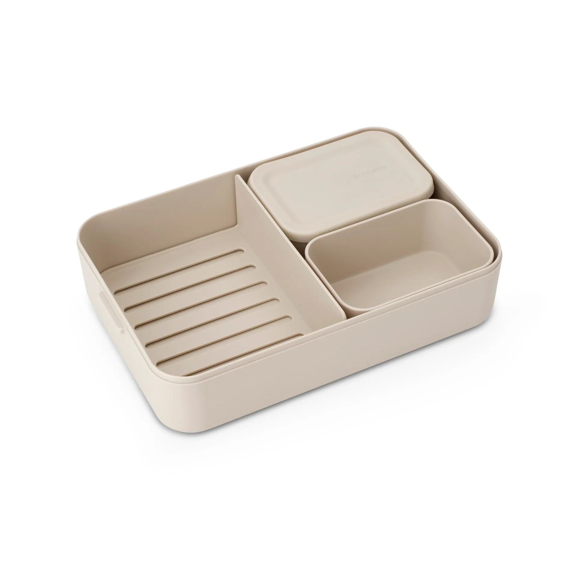 Make & Take κουτί κολατσιού bento μεγάλο 2 L, Soft Beige Brabantia