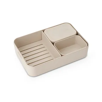 Make & Take κουτί κολατσιού bento μεγάλο 2 L - Soft Beige - Brabantia
