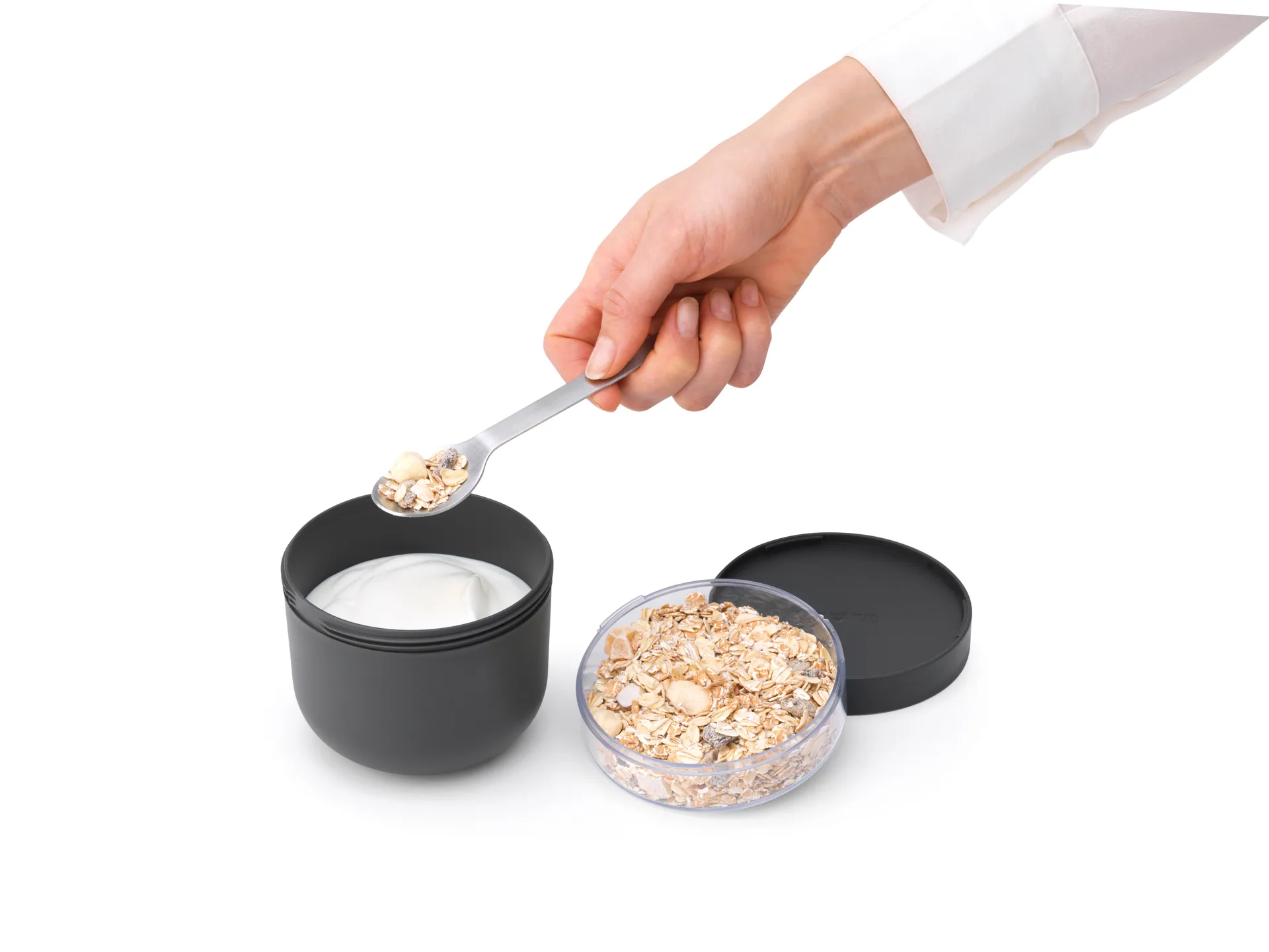 Make & Take breakfast μπολ 0.5 L, Σκούρο γκρί Brabantia