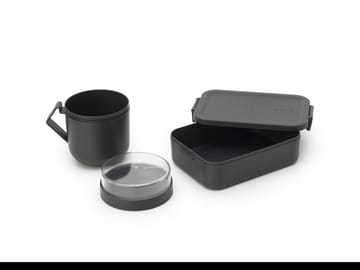 Make & Take lunch set, 2 κομμάτια - Σκούρο γκρι - Brabantia