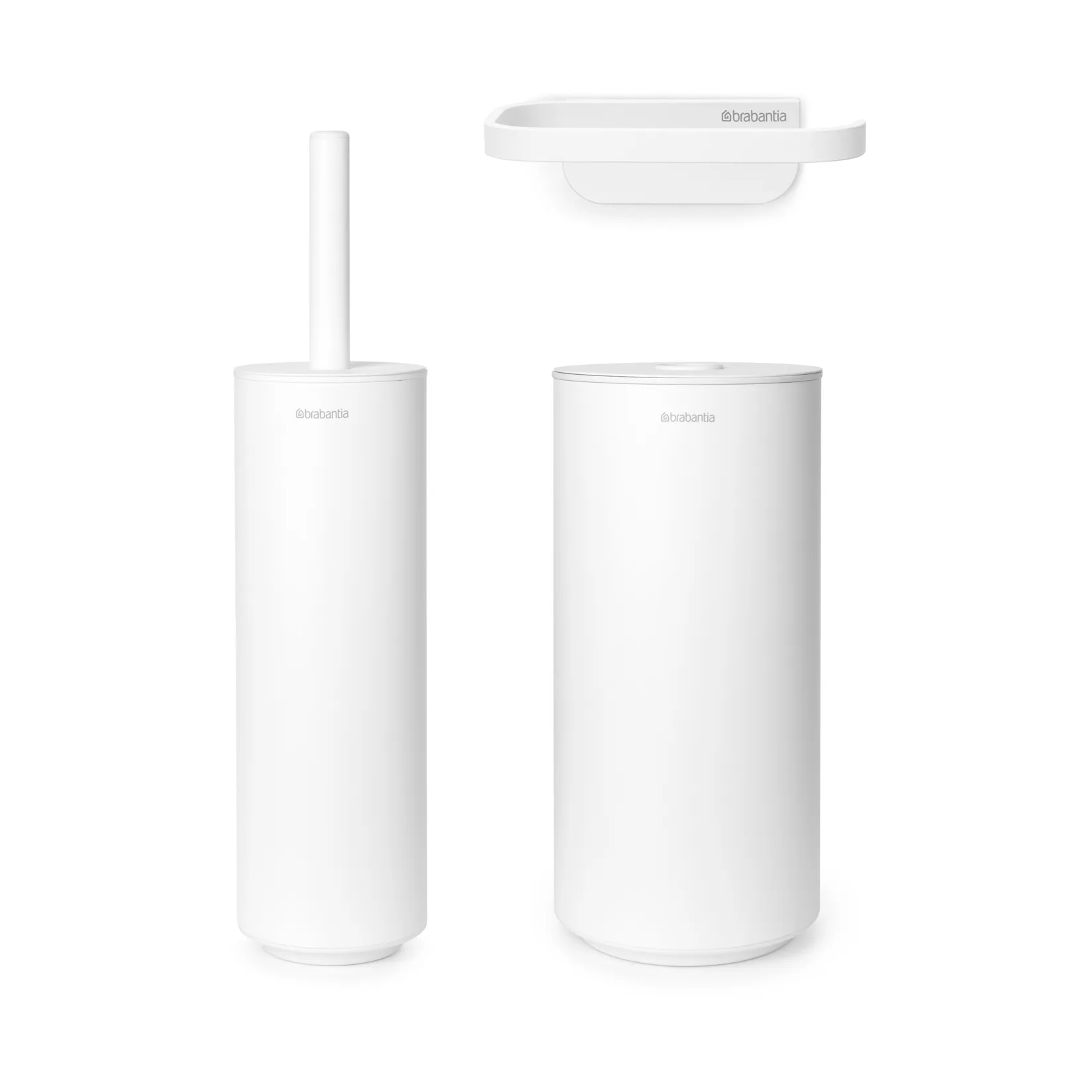 Σετ τουαλέτας Mindset 3 τεμάχια, Mineral Fresh White Brabantia