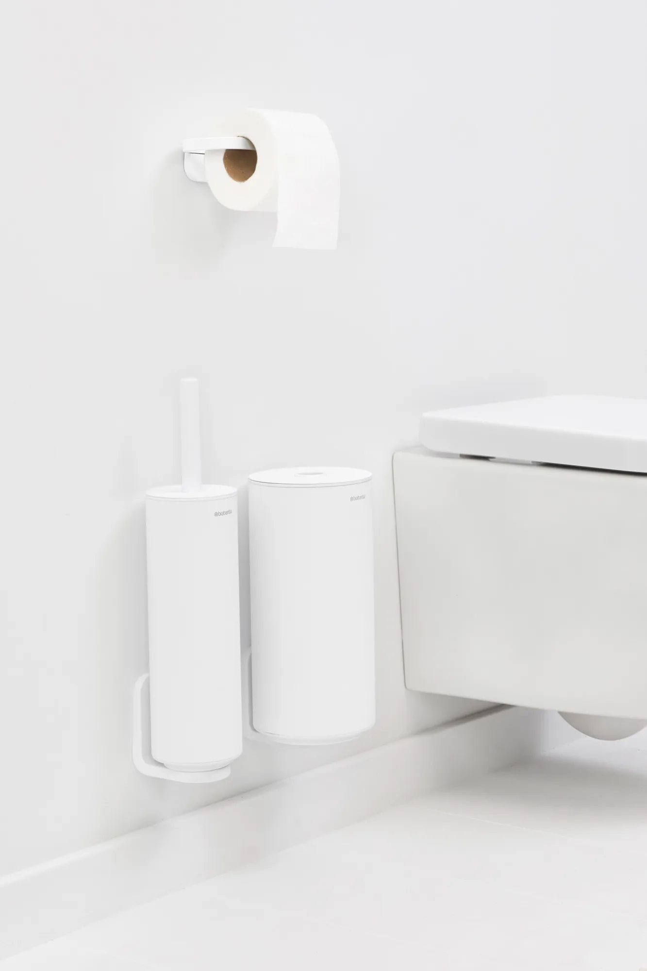 Σετ τουαλέτας Mindset 3 τεμάχια, Mineral Fresh White Brabantia