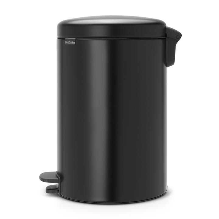 New Icon κάδος με πεντάλ 20 l, ματ μαύρο Brabantia
