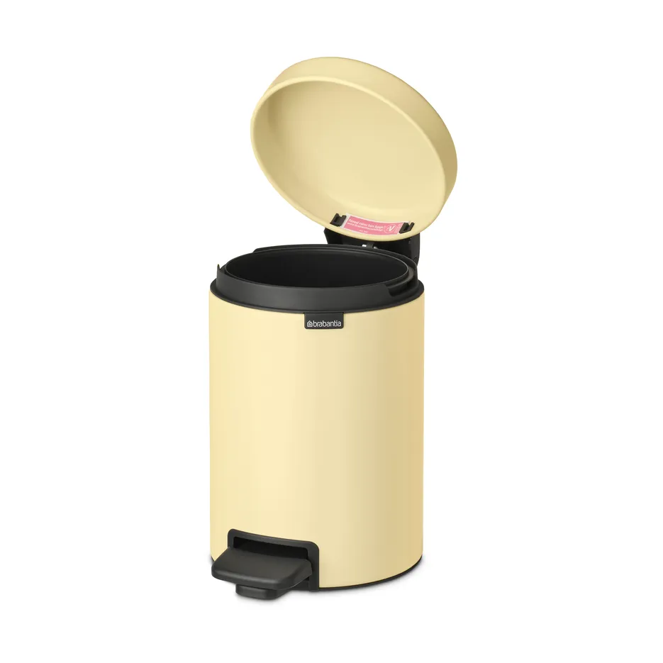 New Icon κάδος με πεντάλ 3 l, Mellow Yellow Brabantia