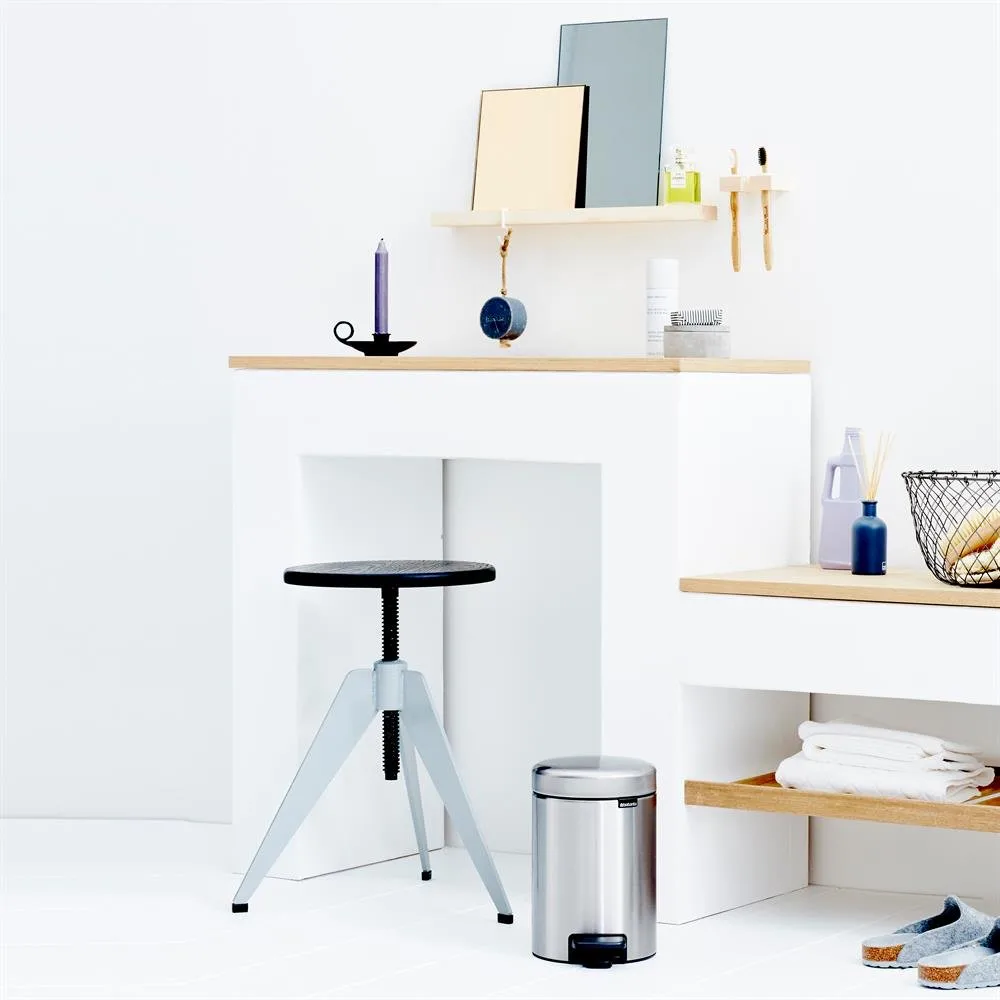 New Icon κάδος με πεντάλ 3 l, ματ ατσάλι Brabantia