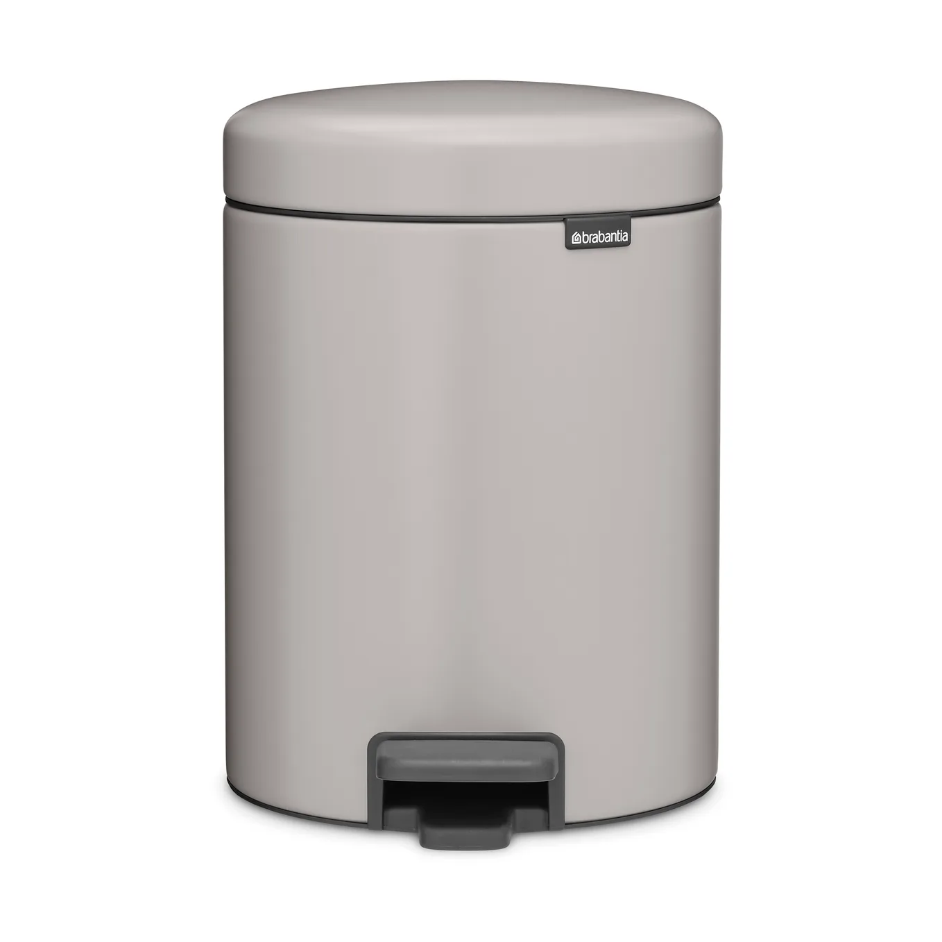New Icon κάδος με πεντάλ 5 l, Soft grey Brabantia