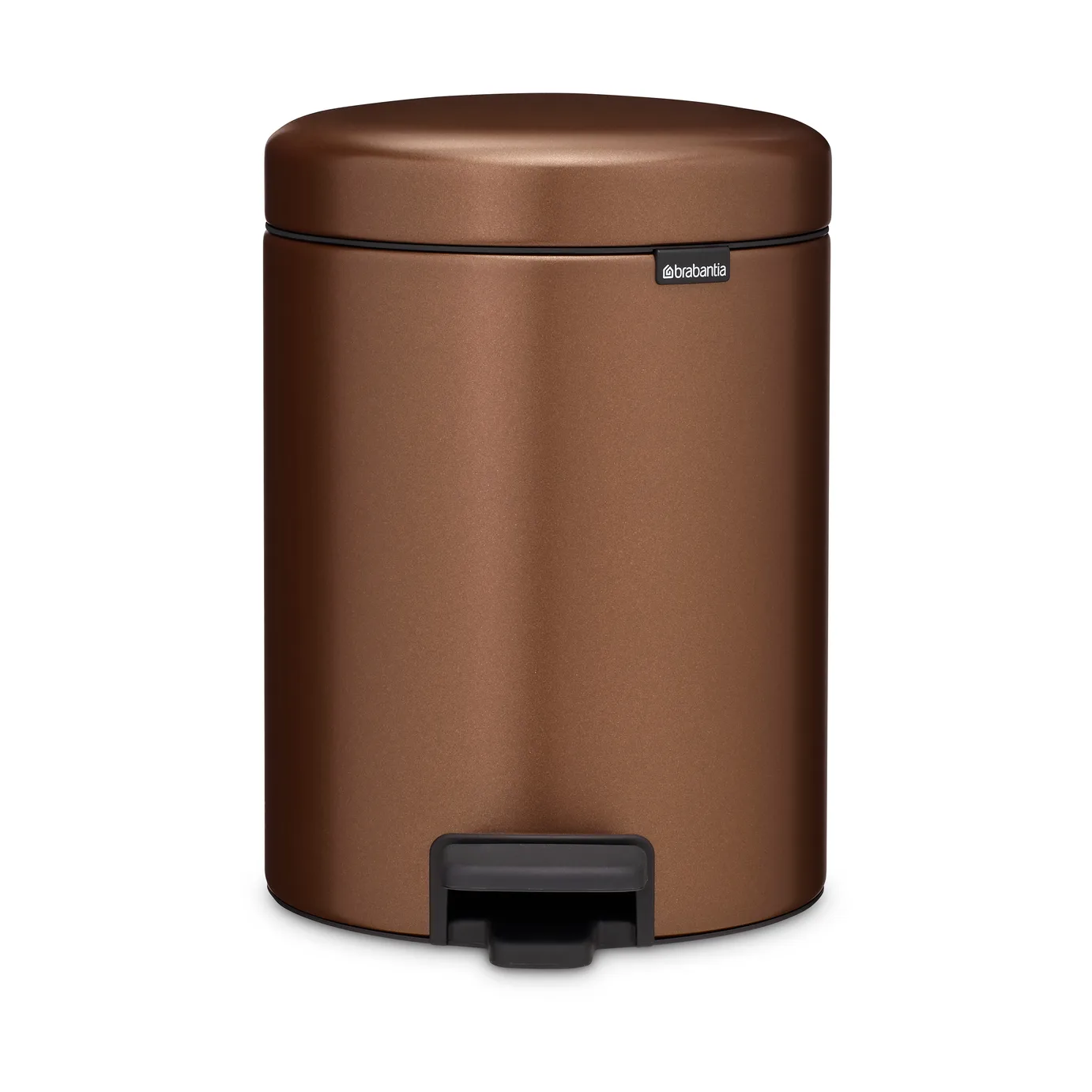 New Icon κάδος με πεντάλ 5 l, Warm bronze Brabantia