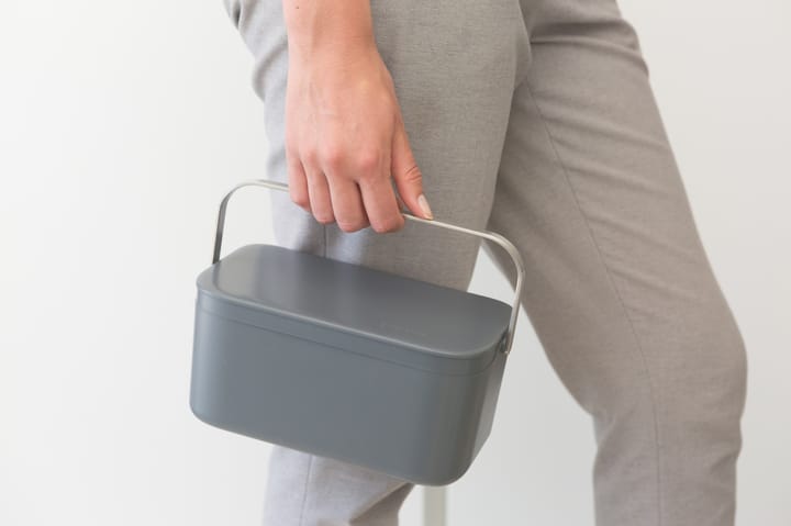 Sinkside κάδος απορριμμάτων 13x22 cm, Σκούρο γκρι Brabantia