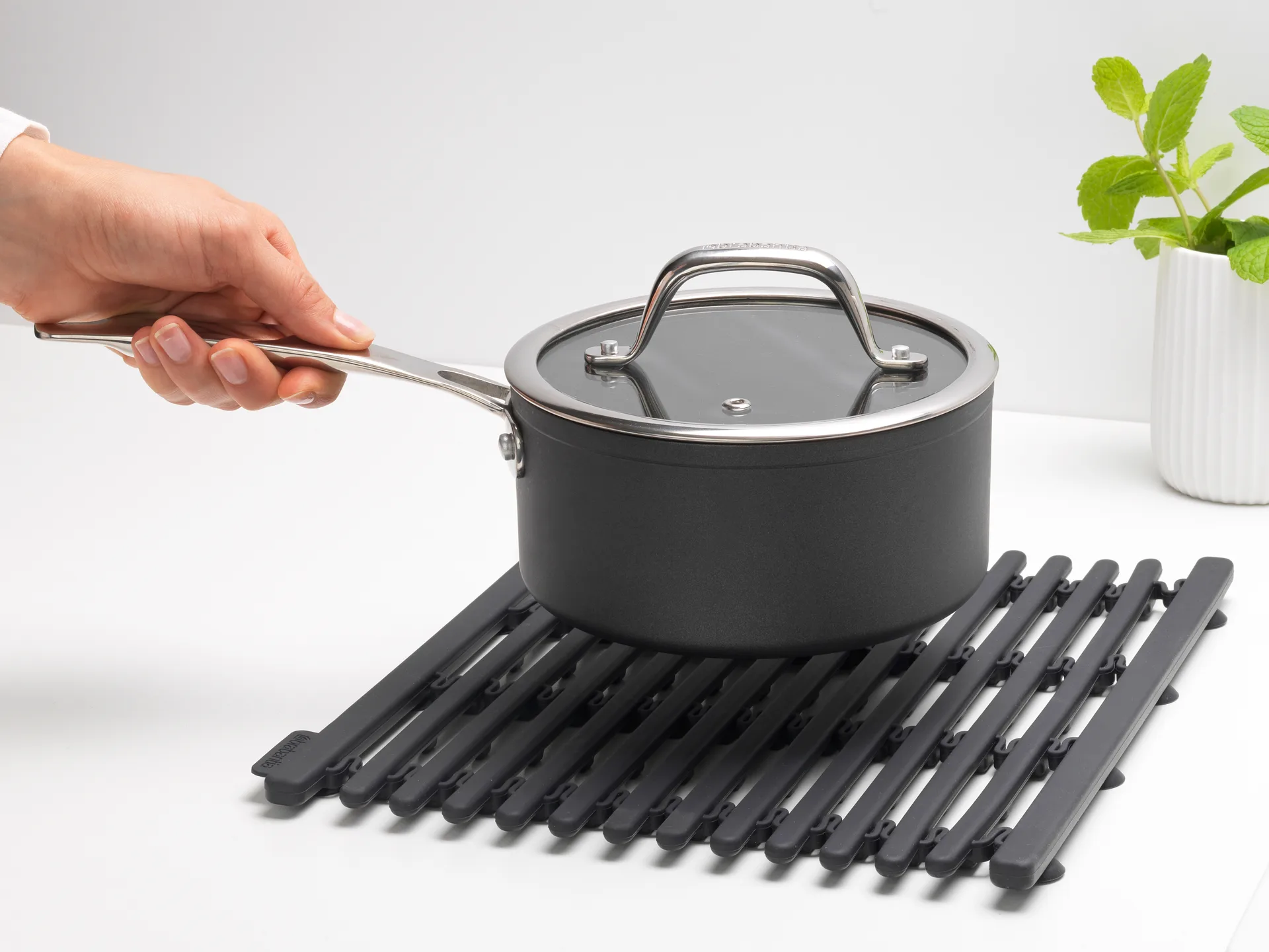 Sinkside πιατοθήκη 30x30 cm, Σκούρο γκρι Brabantia