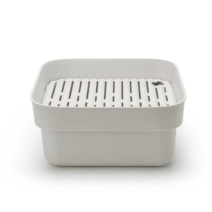 Sinkside δοχείο πιάτων με δίσκο για στέγνωμα 34x37 cm, Ανοιχτό γκρι Brabantia