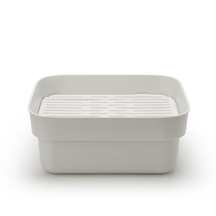 Sinkside δοχείο πιάτων με δίσκο για στέγνωμα 34x37 cm, Ανοιχτό γκρι Brabantia