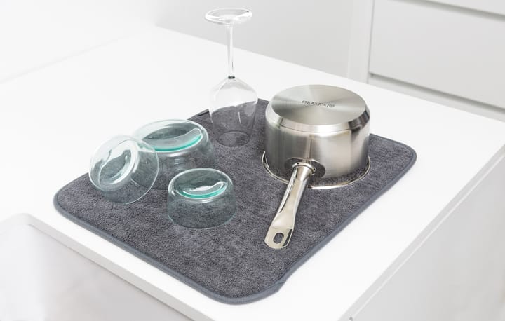 Sinkside βάση στεγνώματος πιάτων από μικροΐνα 47x40 cm, Σκούρο γκρι Brabantia
