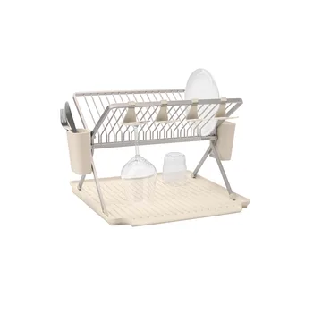 Sinkside πτυσσόμενη πιατοθήκη 51 cm - Soft Beige - Brabantia