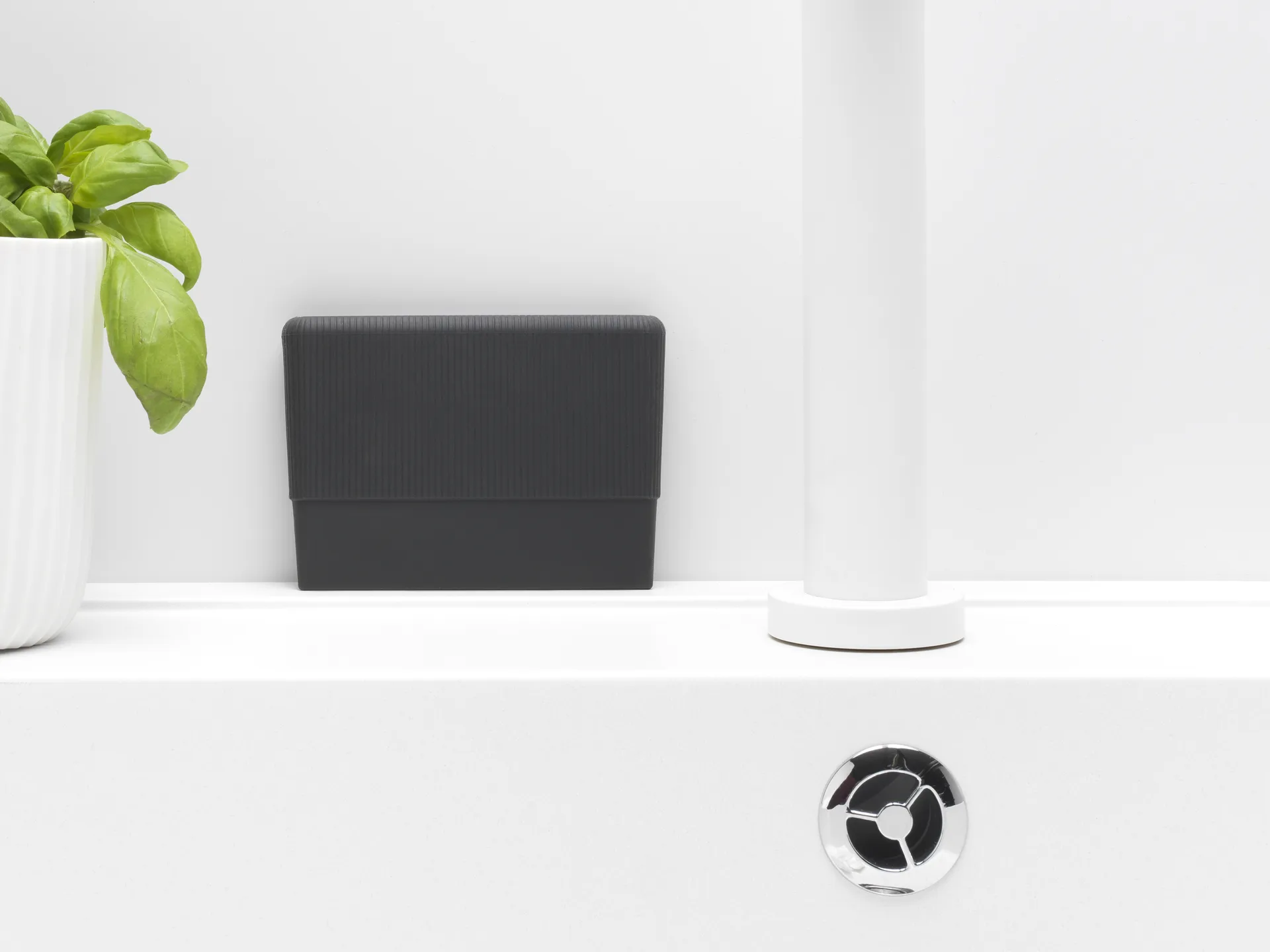 Sinkside ξύστρα πιάτων, Σκούρο γκρι Brabantia