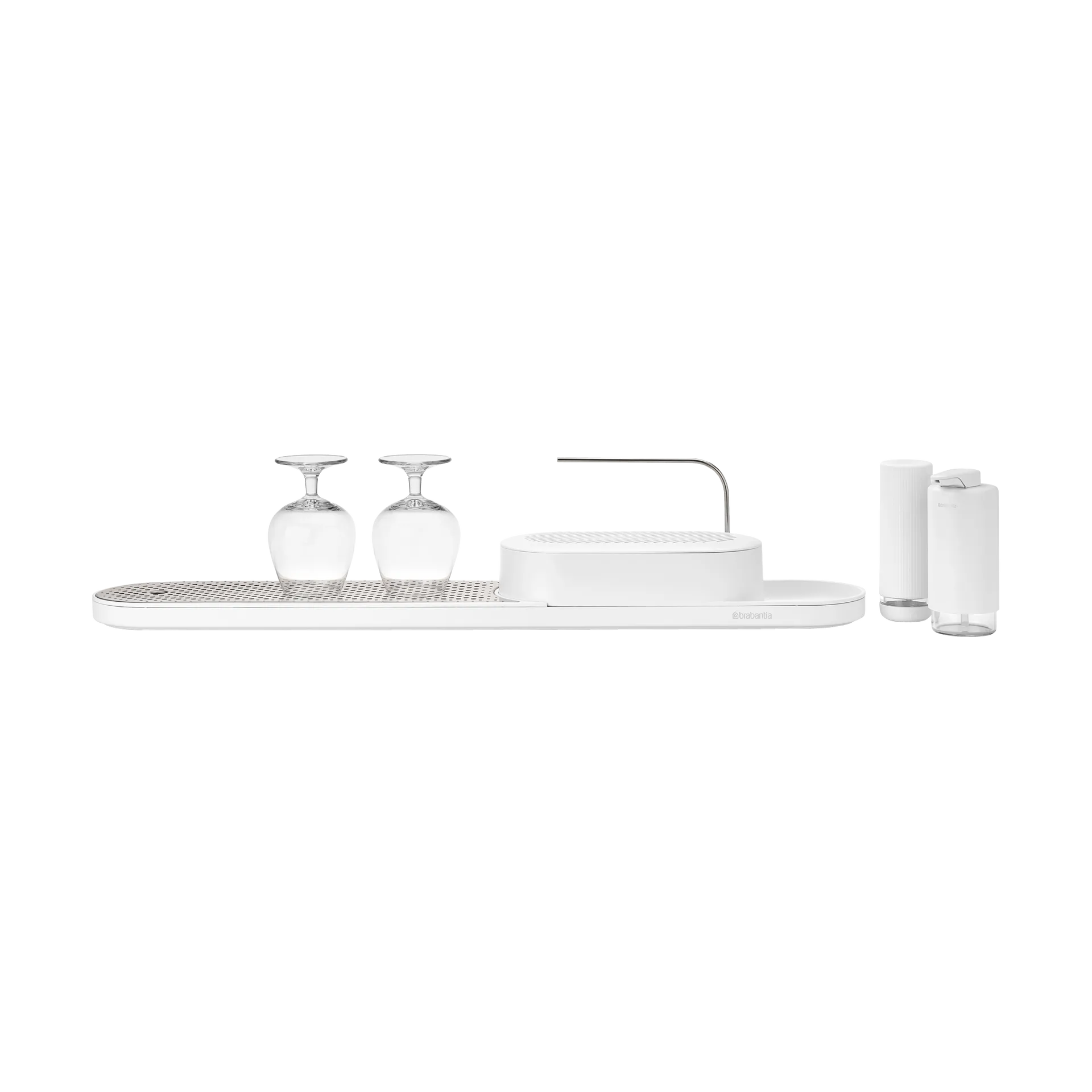 Σετ οργάνωσης νεροχύτη SinkStyle 4 τεμαχίων, Mineral Fresh White Brabantia
