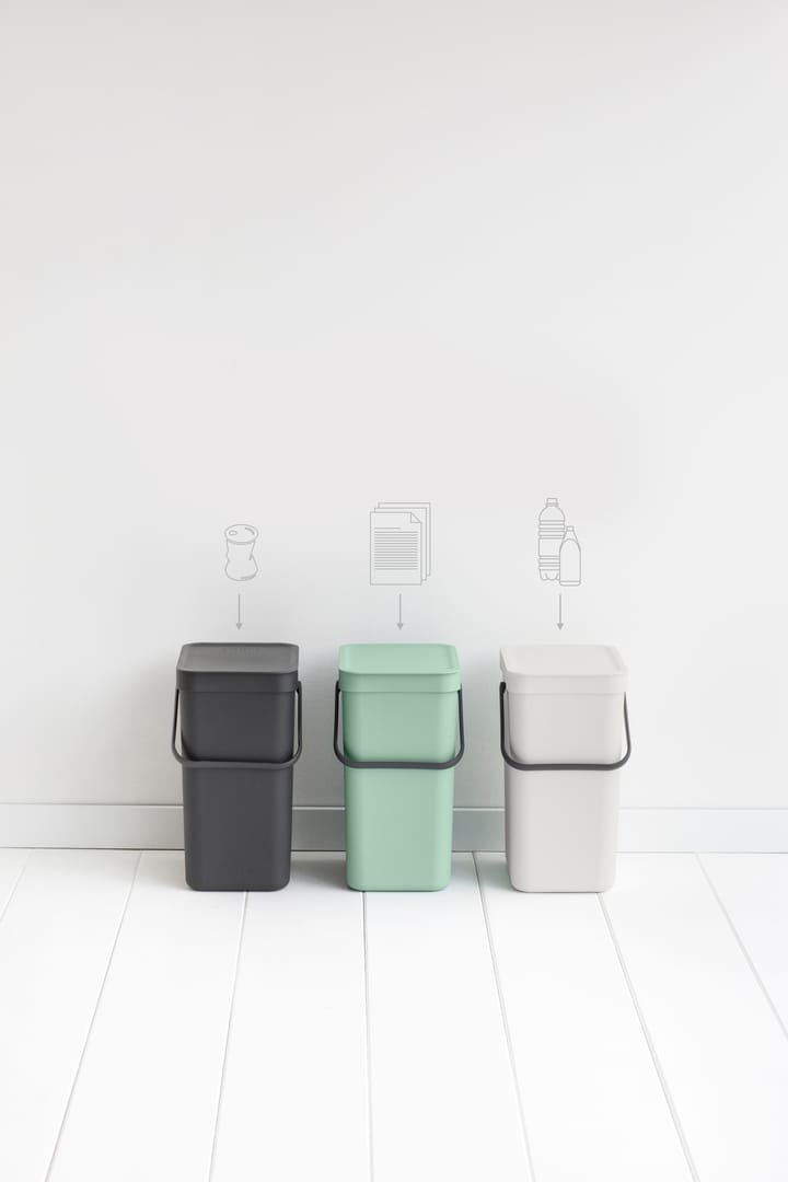 Sort & Go κάδος απορριμμάτων 12 l., Πράσινο του νεφρίτη Brabantia