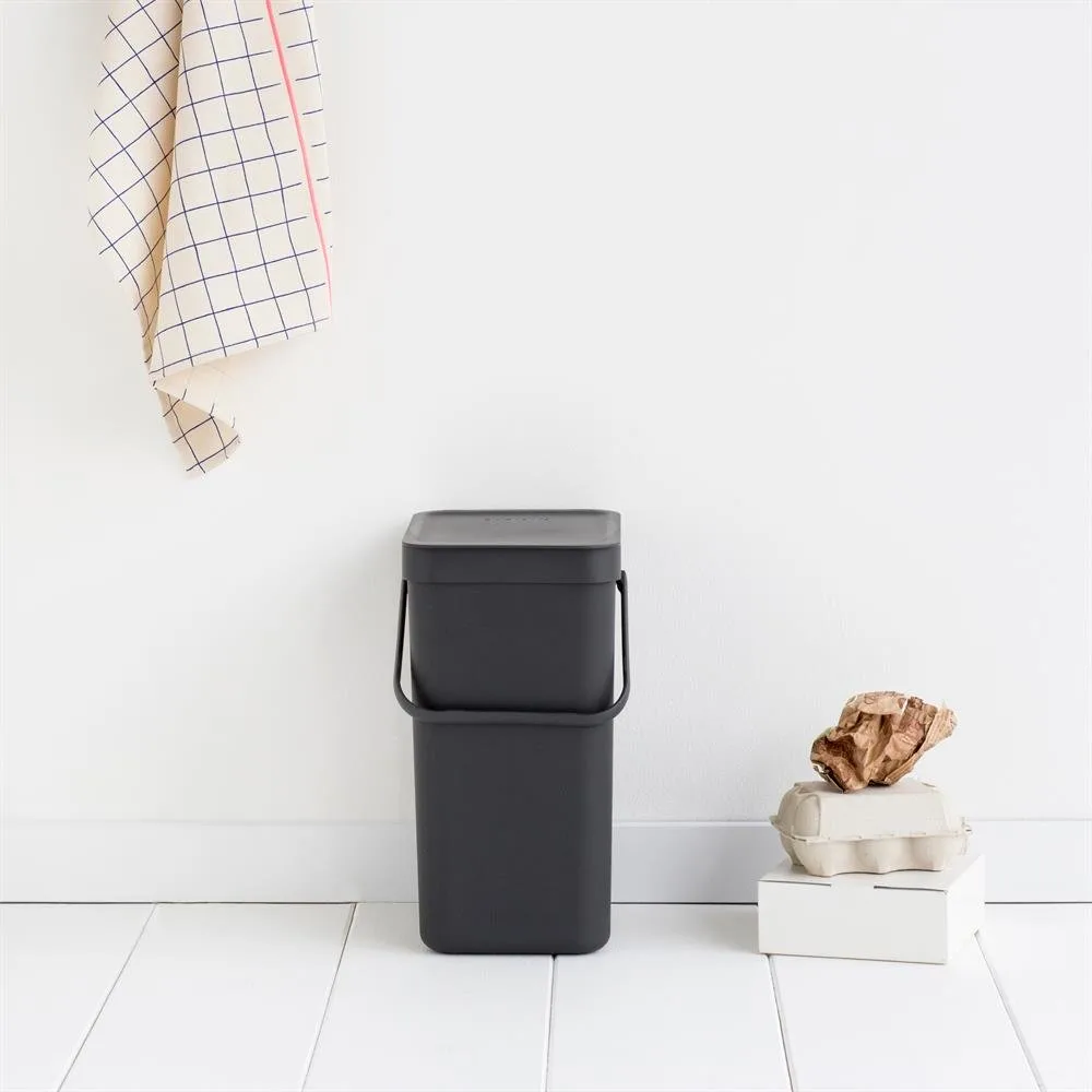 Sort & Go κάδος απορριμμάτων 12 l., γκρι Brabantia