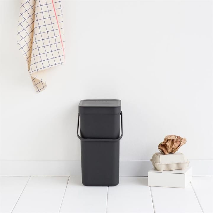 Sort & Go κάδος απορριμμάτων 12 l., γκρι Brabantia