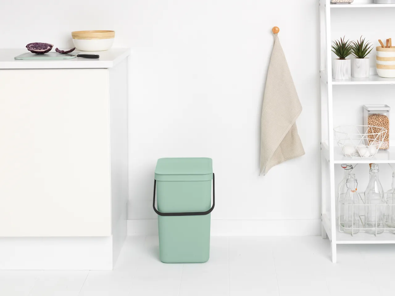 Κάδος απορριμμάτων Sort & Go 25L, Jade Green Brabantia