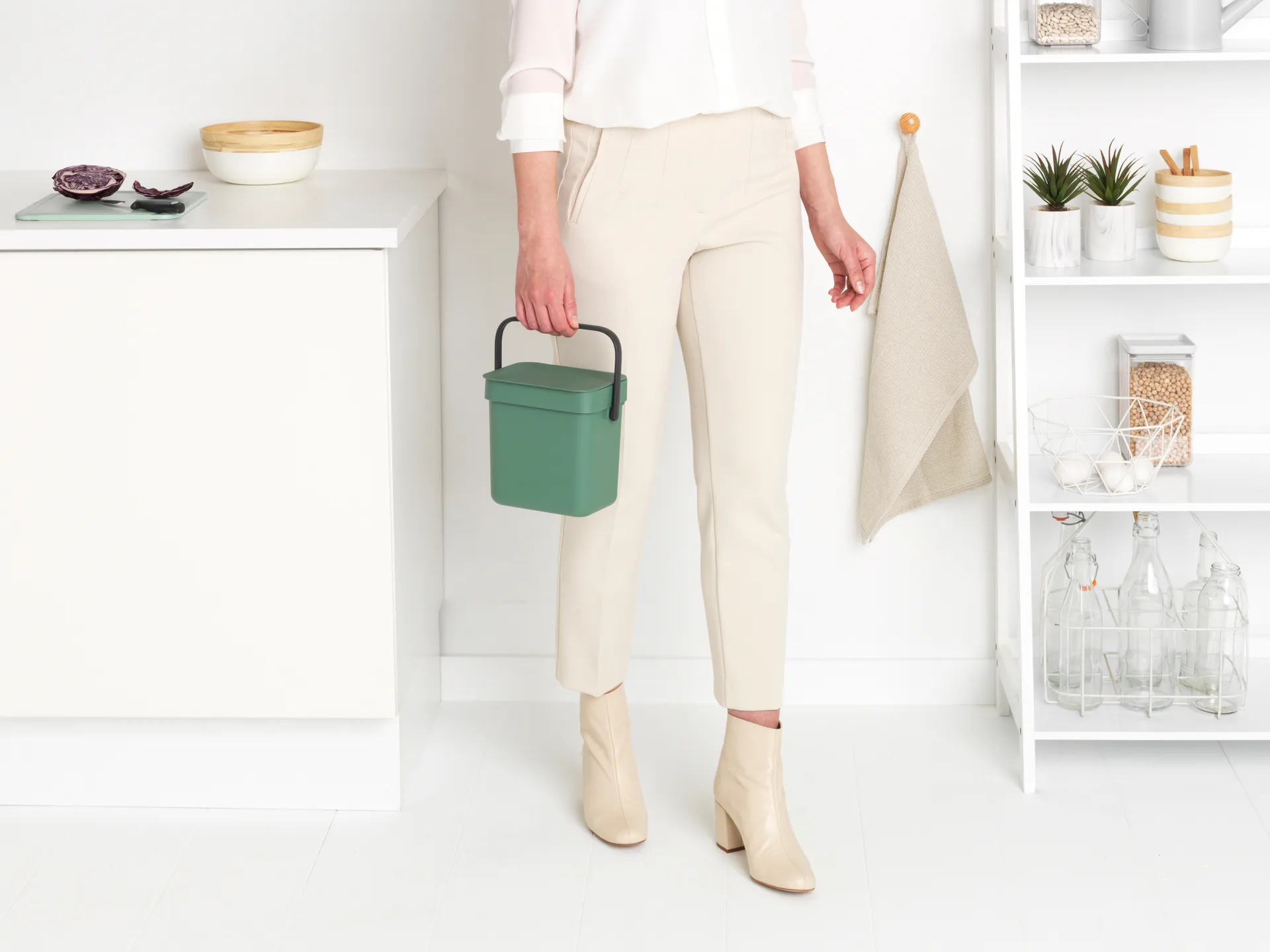 Κάδος απορριμμάτων Sort & Go 3 L, Fir Green Brabantia