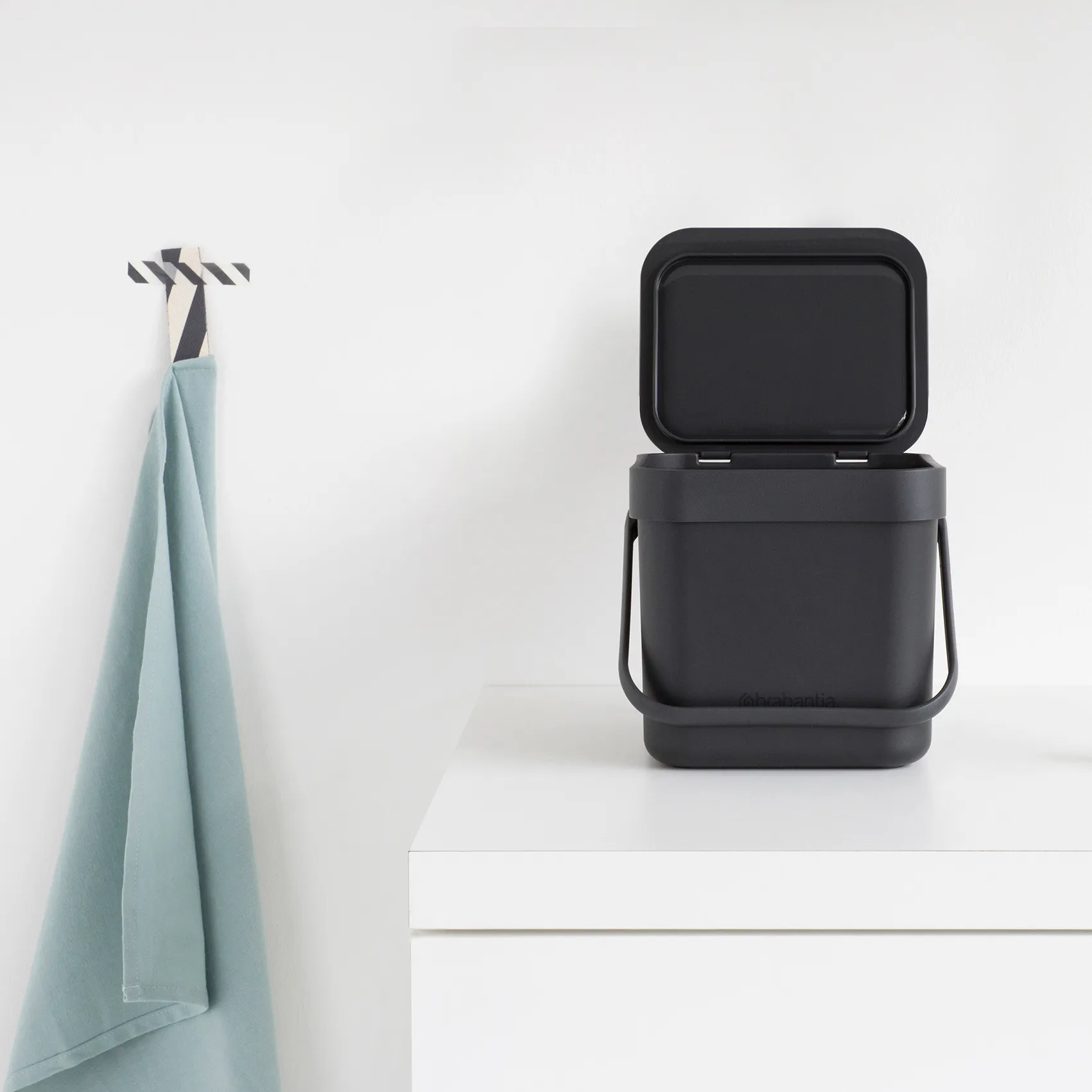 Sort & Go κάδος απορριμμάτων 3 L, Γκρι Brabantia