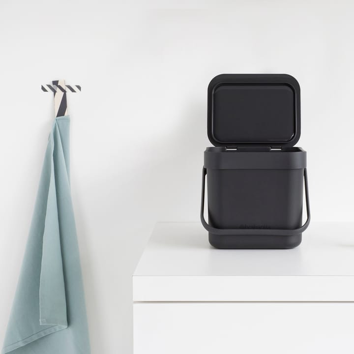 Sort & Go κάδος απορριμμάτων 3 L, Γκρι Brabantia