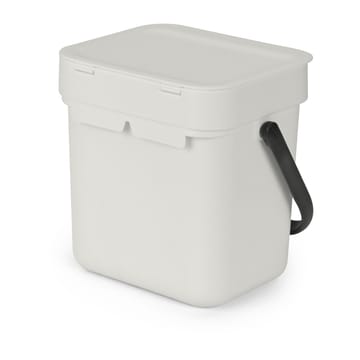 Sort & Go κάδος απορριμμάτων 3 L - Ανοιχτό γκρι - Brabantia