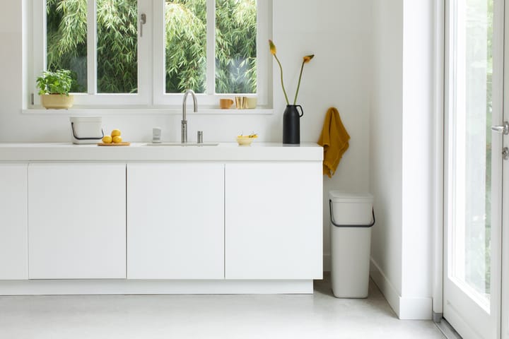 Sort & Go κάδος απορριμμάτων 3 L, Ανοιχτό γκρι Brabantia