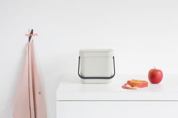Sort & Go κάδος απορριμμάτων 3 L - Ανοιχτό γκρι - Brabantia