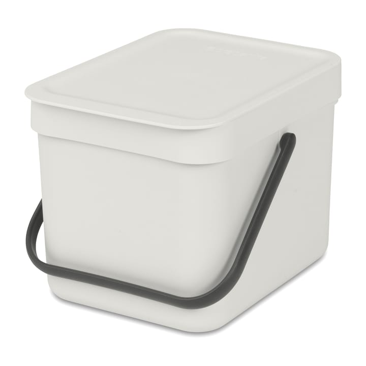 Sort & Go κάδος απορριμμάτων 6 l., Ανοιχτό γκρι Brabantia