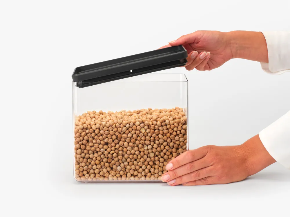 TASTY+ στοιβαζόμενο δοχείο 3,5 λίτρα, Σκούρο γκρι Brabantia